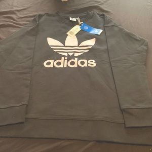 Adidas sweatshirt women’s plus size crew neck